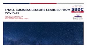 Navigating COVID-19: Small Businesses Takeaways video thumbnail